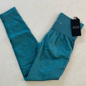 NVGTN Teal Contour Seamless Leggings